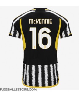 Günstige Juventus Weston McKennie #16 Heimtrikot 2023-24 Kurzarm